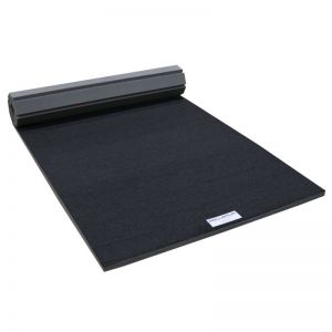 Flexi Roll Carpet Stunt Mat for Cheer And Gymnastics 5' x 10' x 1-1/4" Black