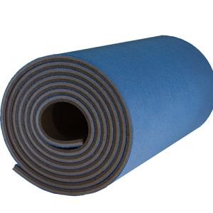 The Industry Standard - 2" Carpet Bonded Foam, 6' x 42' x 2" - color blue