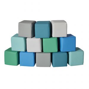 SoftZone Patchwork Toddler Blocks - Contemporary