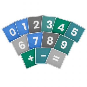 SoftZone Hop To It Math Mats 13-Piece - Contemporary