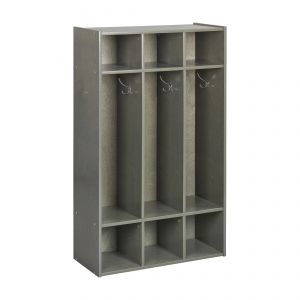 Streamline 3-Section Coat Locker - Grey Wash