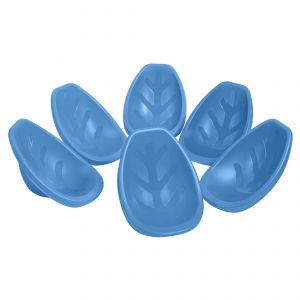 Leaf Floor Seat  6-Piece - Peacock Blue