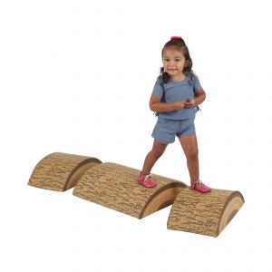 SoftZone Tree Log Climber Set 1 Medium 2 Short  3-Piece