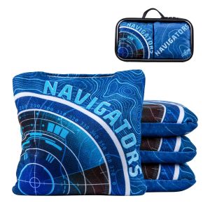 ACL COMPETITION "Blue NAVIGATOR" Replacment Bean Bags. 4-Pack w/Carry Bag 