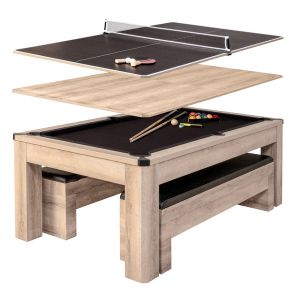 Atomic 84" Hampton Billiards - Tt - Dining Table - Tan Version