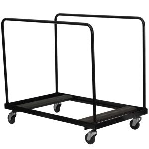Neena Black Folding Table Dolly For Round Folding Tables