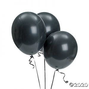 Bulk Onyx Black 11 Latex Balloons