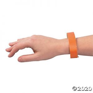 Selfadhesive Wristbands  Orange