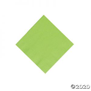 Lime 9 7/8 Paper Napkins (50 Pc)