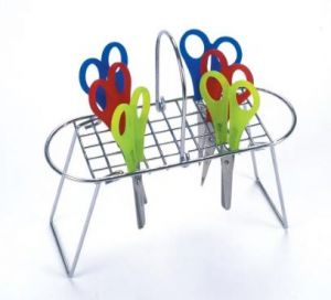 Stainless Wire Scissor Rack(holds 40 Pairs Of Children's Scissors)