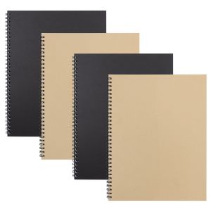 Spiral Sketchbook - 8.5"x11", 1 Book, Black 100pg