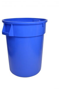 1032bl Blue Round Waste Garbage Can 32 Gallon