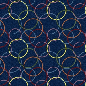 Spirals Rug, 3'10" X 5'4