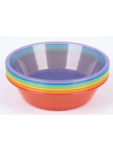 Translucent Color Sortng Bowls 6/st 