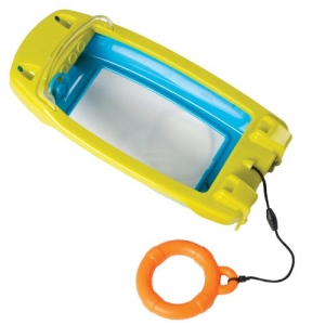 What Lies Beneath The Surface? Find Out With The Underwater Explorer Boat! Perfect For Trips To The Lake Or Shore, Or For Playing In The Swimming Pool, Bathtub, Or Water Table. The Boat Features A Clear, Magnified Floor That Enables Kids To See Beneath The Surface. Perfect For Discovery And Exploration, This Scientific Toy Is A Vacation Must-have!