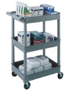 Stc111 W/ Black Shelves & Grey