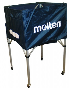 Standard Square Ball Cart 25"lx25"wx40"h, Blue