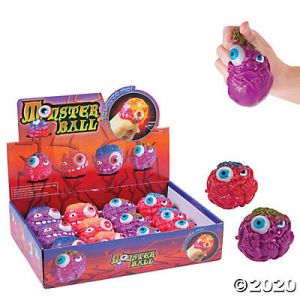 Crazy Balls, Assorted, 2 1/2, Dozen