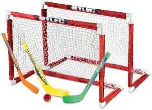 Mylec Deluxe Mini Hockey Goal Set