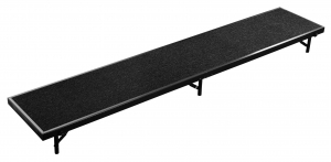 Nps 18" X 96" X 8" Straight Standing Choral Riser, Carpet