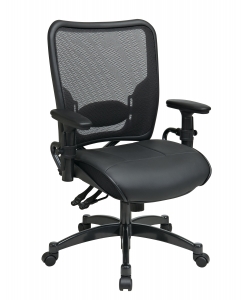 Professional Dual Function Ergonomic Airgrid Chair - Black