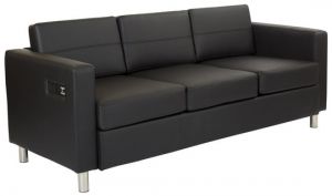 Atlantic Sofa With Dual Charging Station In A Grade Fabrics K/d - A Grade Fabric