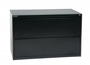 42" Wide 2 Drawer Lateral File With Core-Removeable Lock & Adjustable Glides