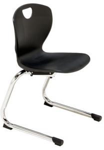 14h Ovation Cantilever Style, Polypropylene Flexible Shell Chair With Concealed Frame.