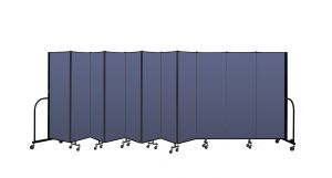 Freestanding Partition - 6'h X 20' 5"l - 11 Panel 