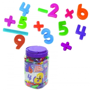 Magnetic Numbers: 34mm/1.2 Inches, 162 Pieces / Canister