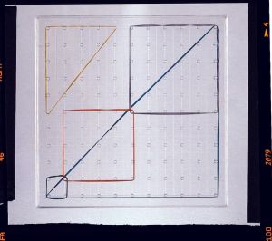 Clear-view Geoboard,  5x5 Pin Array, 5"