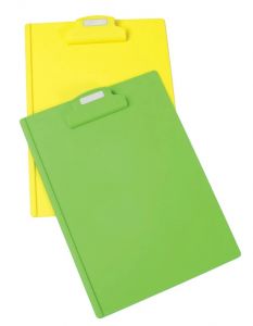 Plastic Clipboard - Yellow 