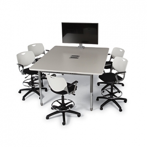 Interchange Rectangle Media Table