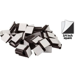 Adhesive Magnetic Squares (3/4 Sq)