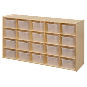 Contender 20 Tray Storage With Translucent Trays Assembled