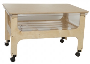 Standard Sand & Water Table With Lid, Tan Frame