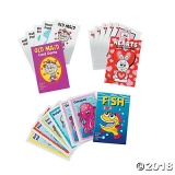 Card Game Assortment, 8 Decks Each Of Hearts, Fish And Old Maid, 24 Decks