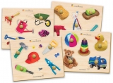 Puzzle Set: Toys, Tools, Garden Tools, Bath Time