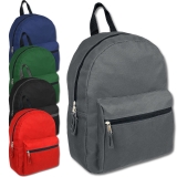 15 Inch Basic Backpack, Case Of 24