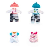 Doll Clothing, 12 5/8" Pajamas Set Of 4