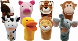 Set Of 8 Bigmouth Animal Puppets