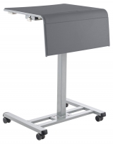 Sit-Stand Student Desk Pro, 23.5" x 19.5" x 28.5" to 41.75", Charcoal Gray