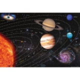 Placemat Studio™, 10 Pack, Solar System, Learning Placemat, 13" X 19", Single Sided, Smart Poly