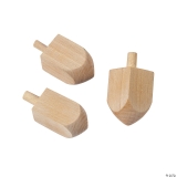 DIY Mini Unfinished Wood Dreidels