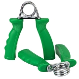 Cando Fixed Ergogrip Exerciser Green, Medium (12 Lbs), Pair In Retail Packaging