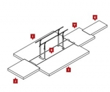 Evo Elite Domestic Parallel Bars 20cm Mat System