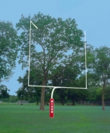 5 9/16"  White Swing Up High School Football Goalposts